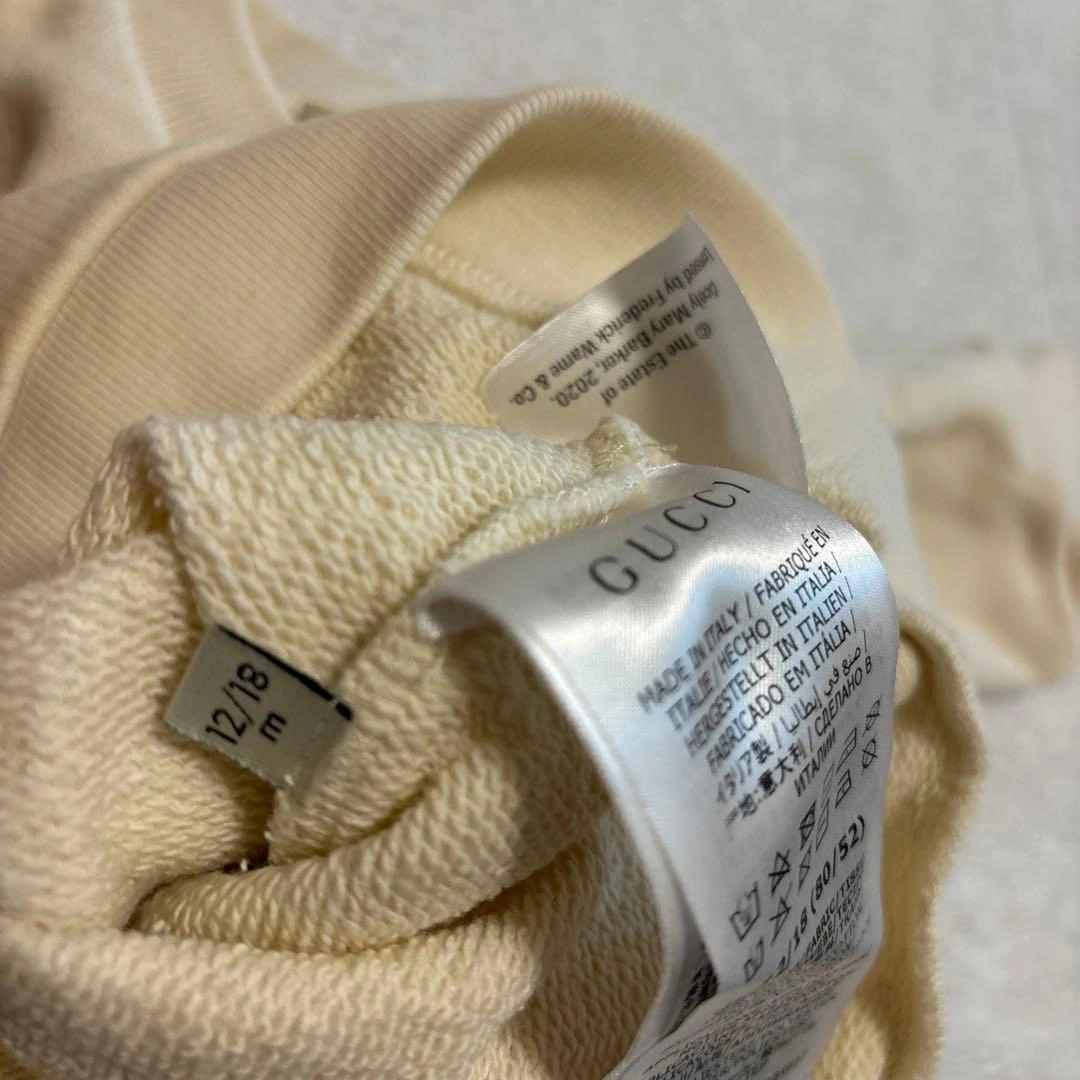 ほぼ新品! GUCCI GUCCI'S POEM トップス 80相当 トレーナーの写真3枚目