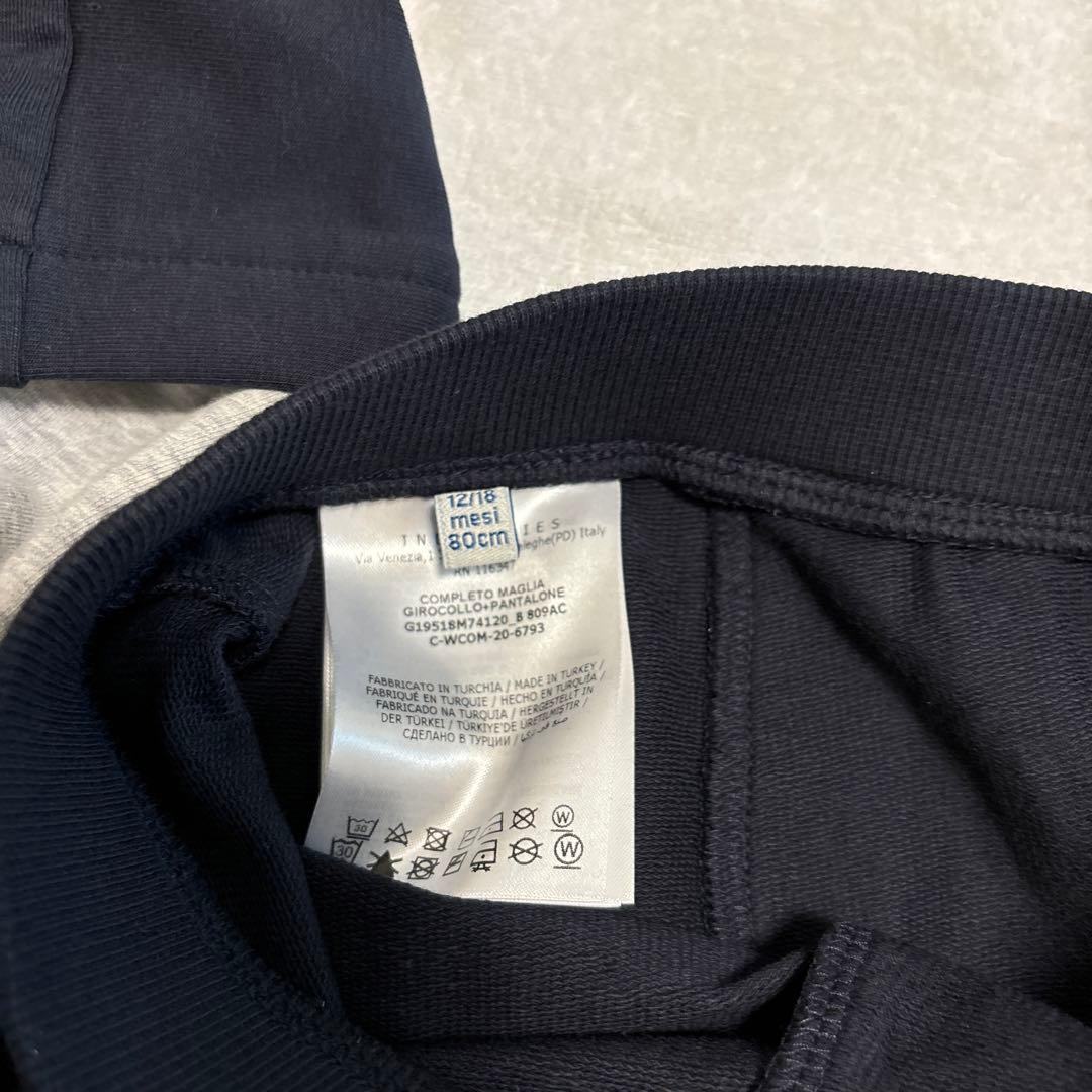 Moncler ネイビー トレーナー 80 相当の写真3枚目