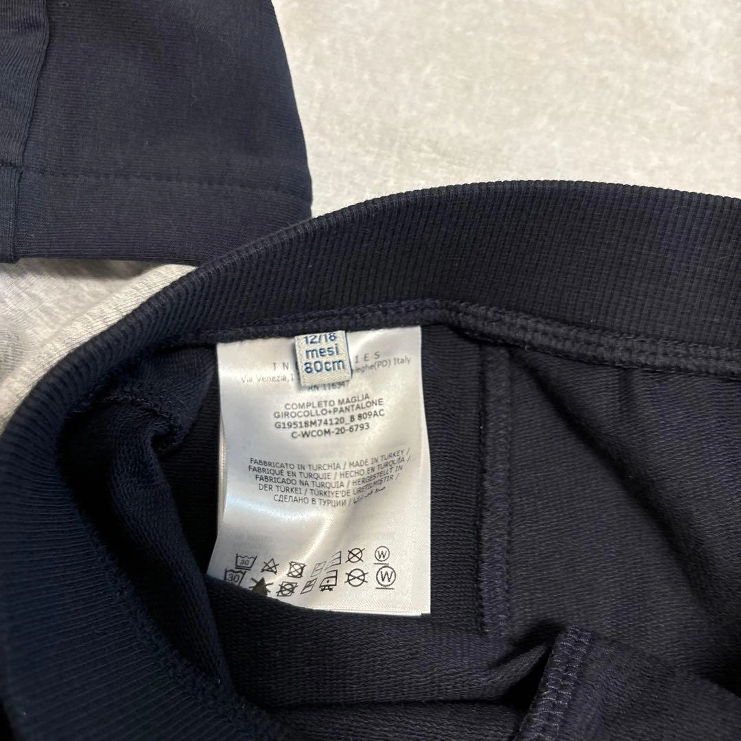 Moncler ネイビー トレーナー 80 相当の写真3枚目