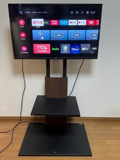2022年製 32型Android TV EQUALS WALLテレビスタンド付
