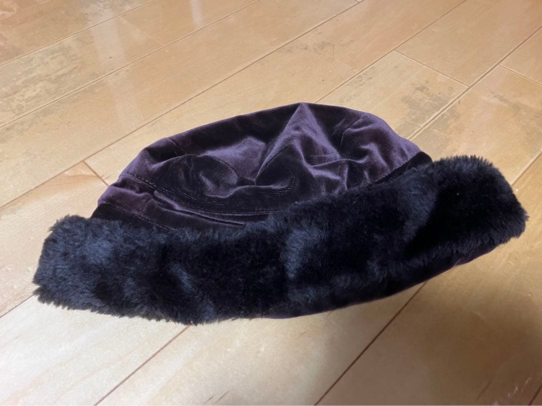 AVANT Garde London ファー付きフライトキャップ Mの写真2枚目