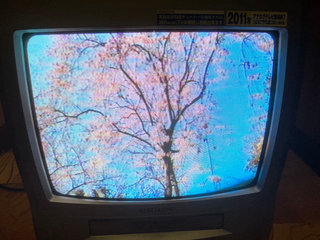 動作確認済 ORION 14VR6R ビデオ付14型カラーテレビ - キャロット