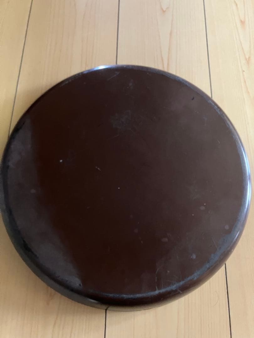 漆器 円形盆 蜂の巣模様 約33cmの写真3枚目