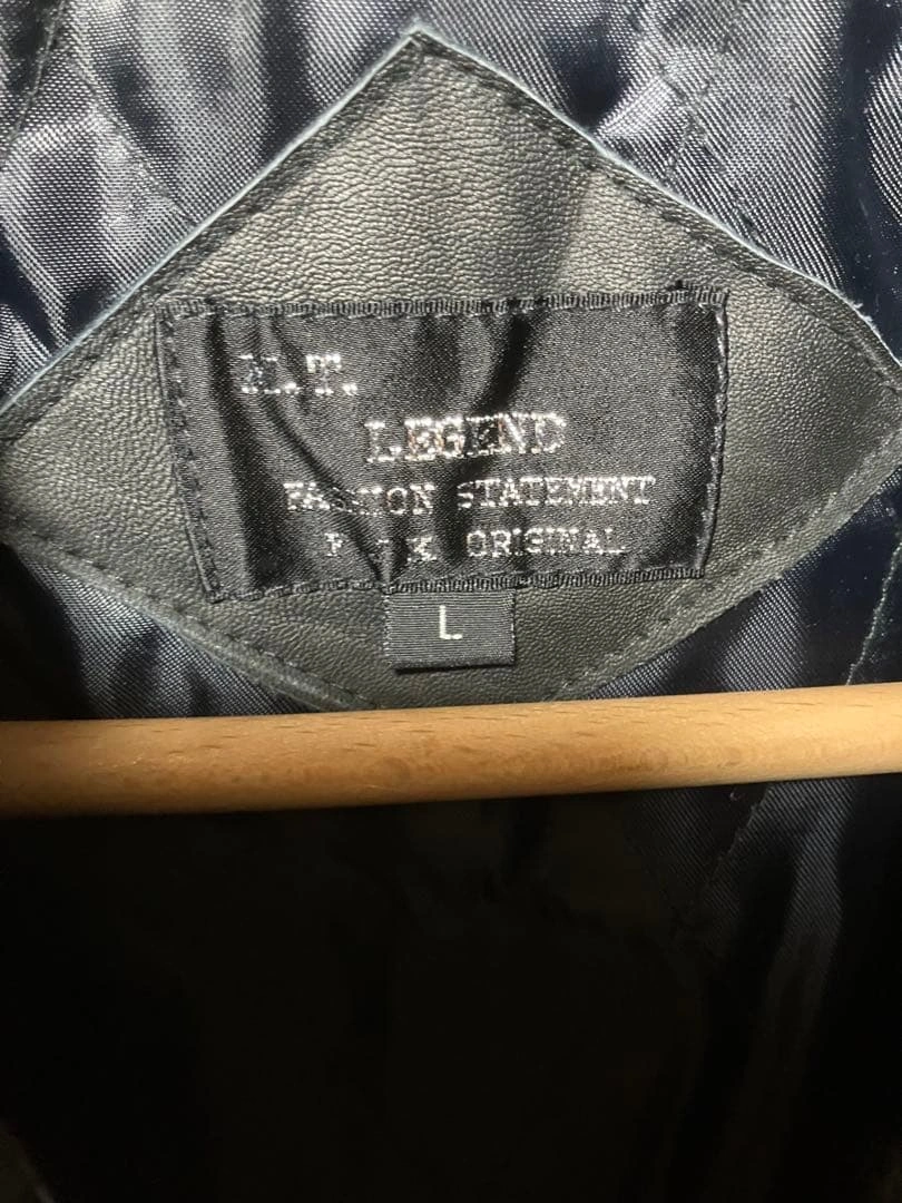 新品 未使用 M.T.LEGENDブラックレザージャケット L 羊革の写真4枚目