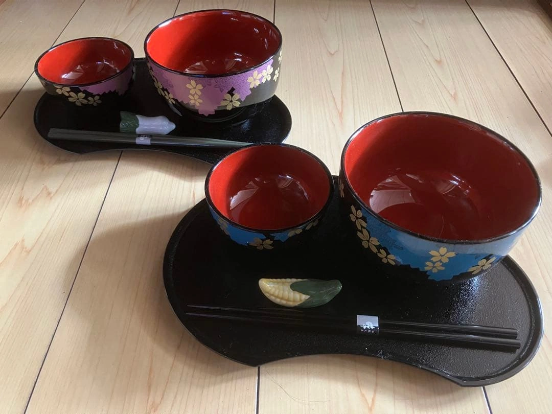 新品未使用 京雅 花友禅会席揃 和食器セット 花柄の写真3枚目