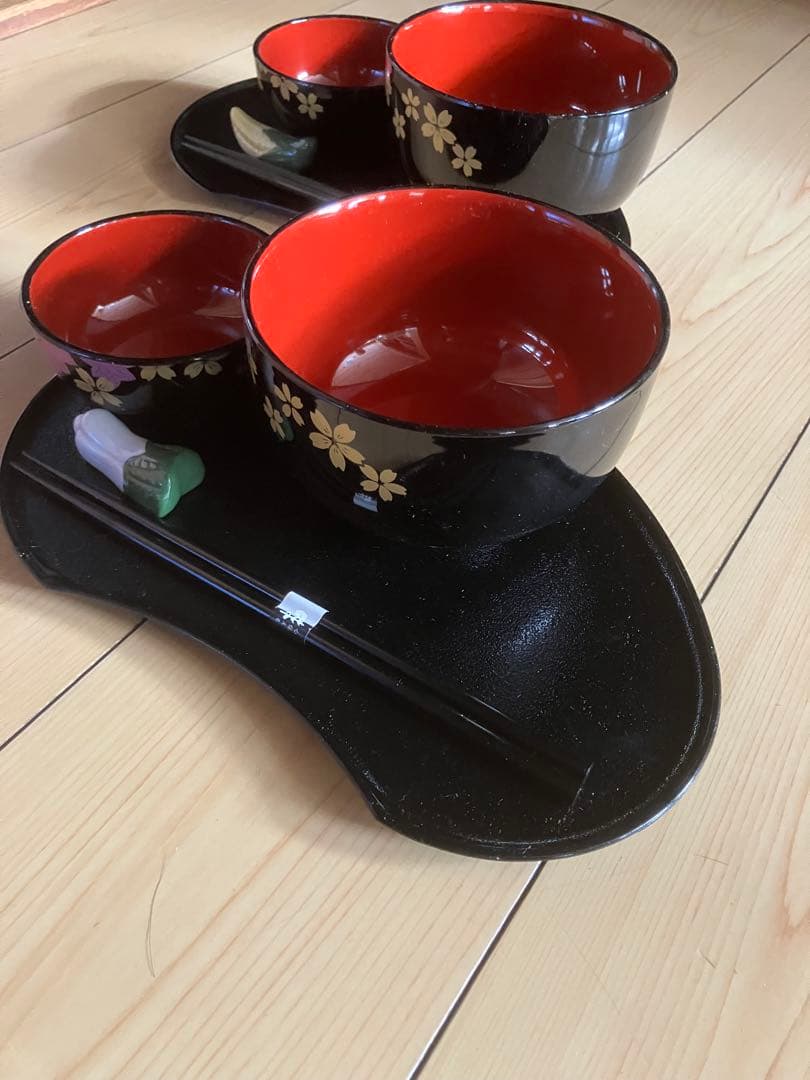 新品未使用 京雅 花友禅会席揃 和食器セット 花柄の写真8枚目
