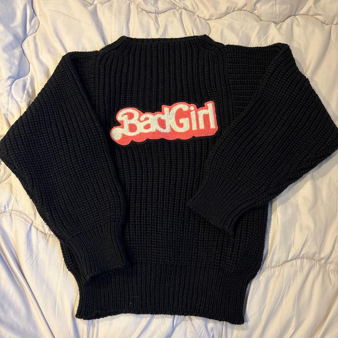 Hysteric Glamour BadGirl ロゴ ニットセーター