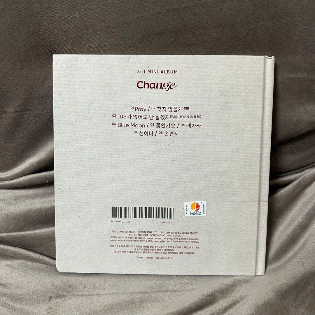 KIM JAE HWAN Change 3rd MINI ALBUMの写真3枚目
