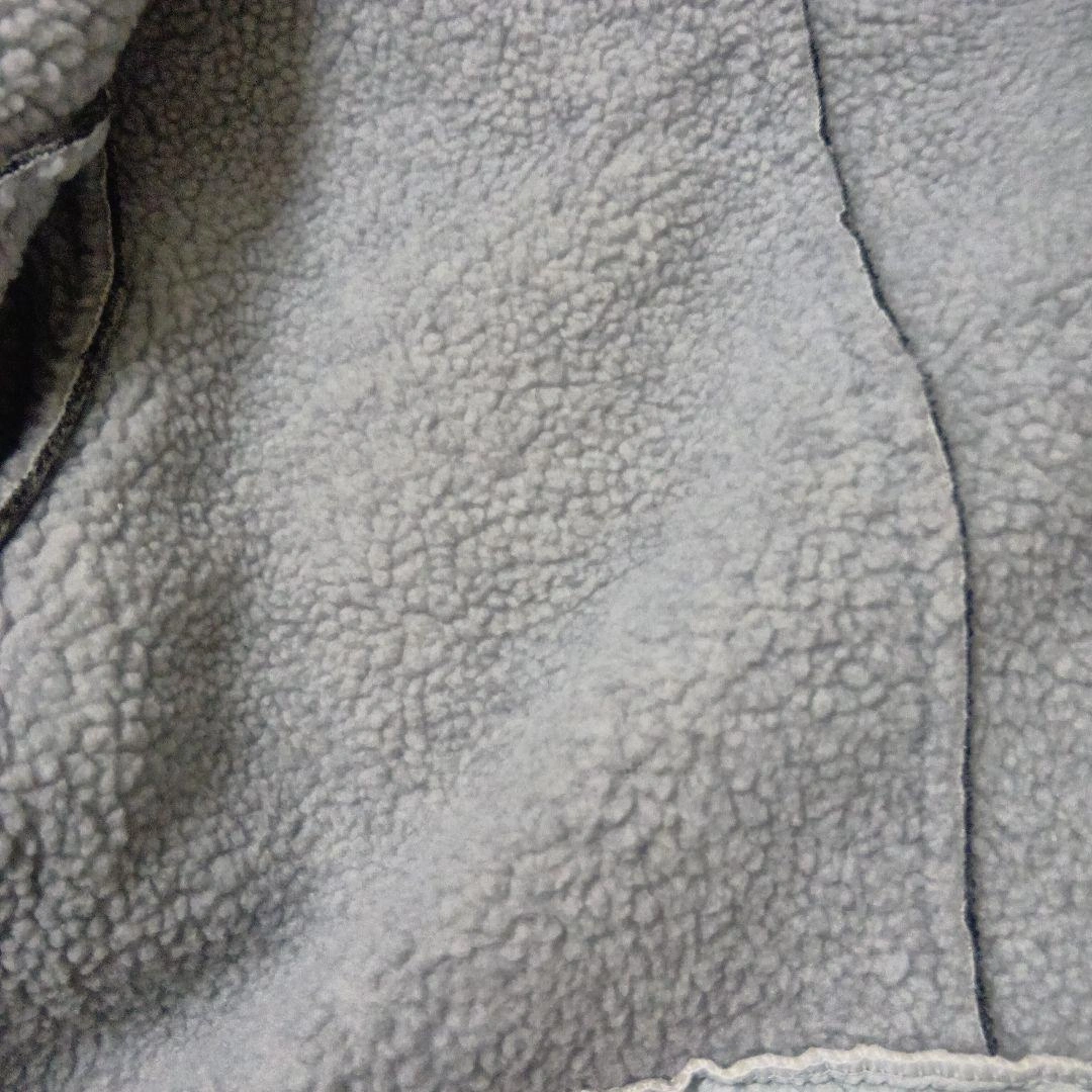 ファーポケットの異素材中綿入りコートの写真8枚目