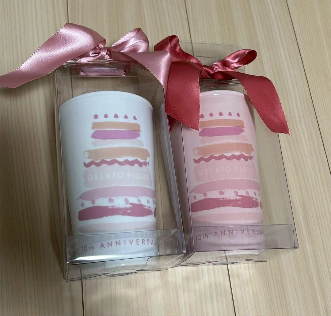 【希少】gelato pique 10th記念タンブラー 2色セット 陶器の写真2枚目