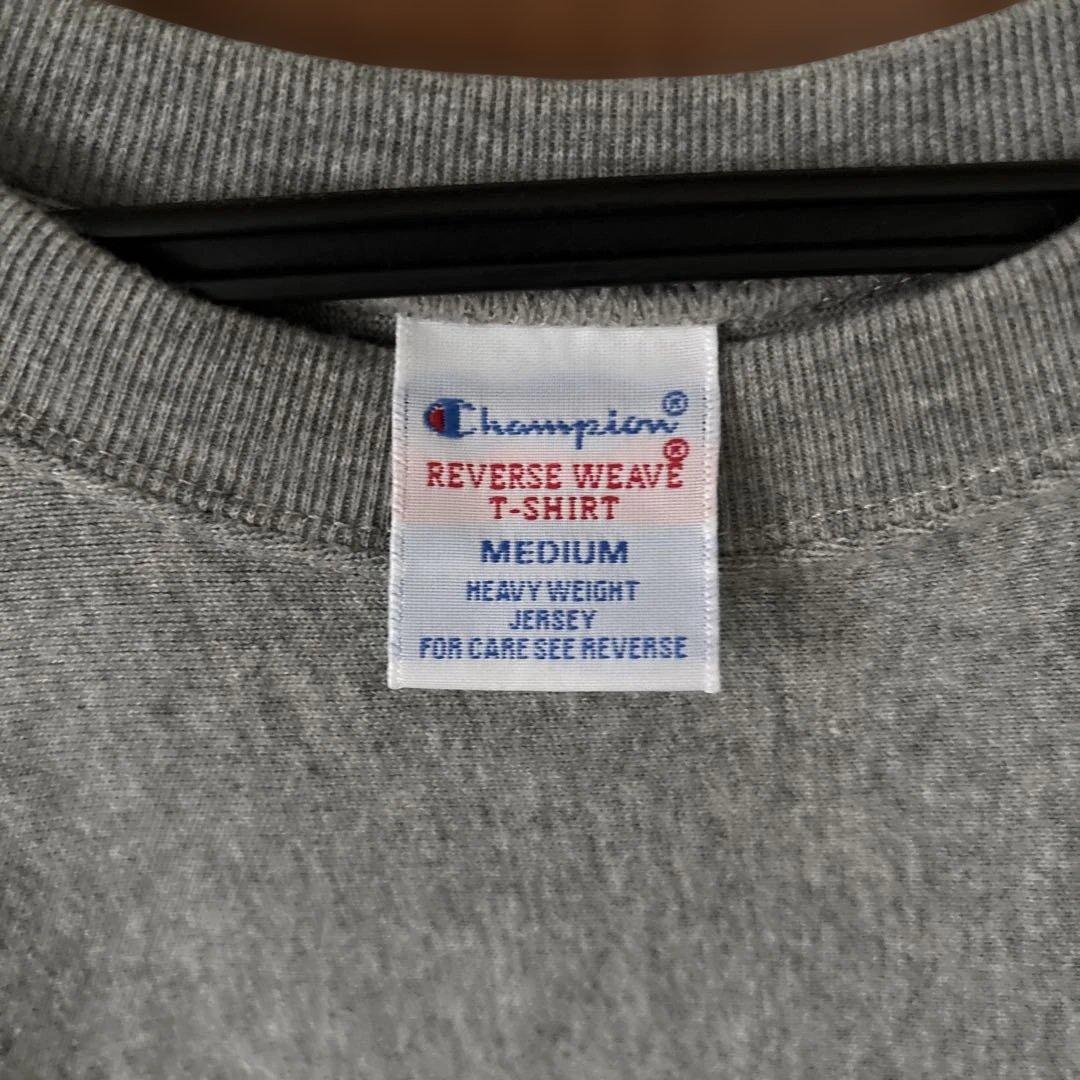Champion グレー 半袖Tシャツ 迷彩ポケット メンズMサイズの写真6枚目