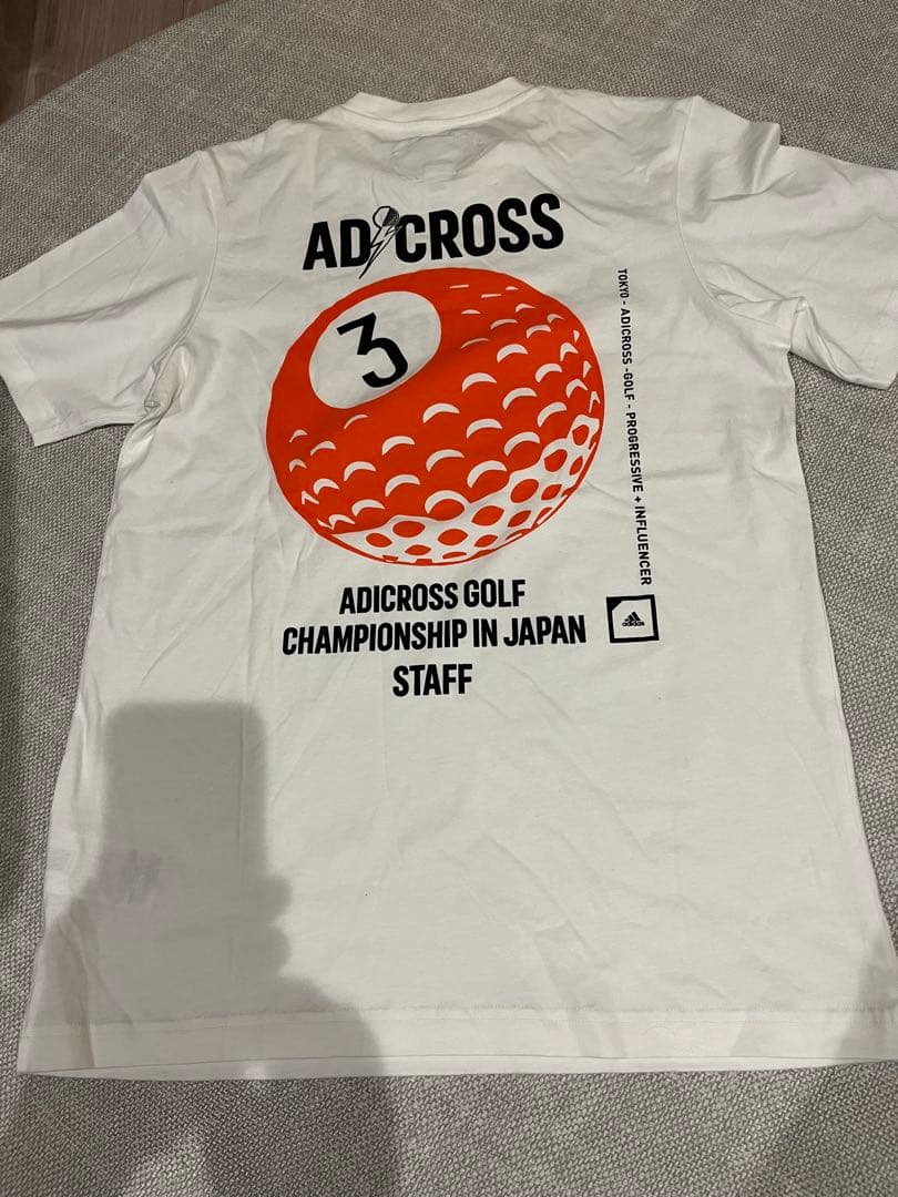 未使用保管品adidas ADICROSS ゴルフシャツ STAFFの写真2枚目