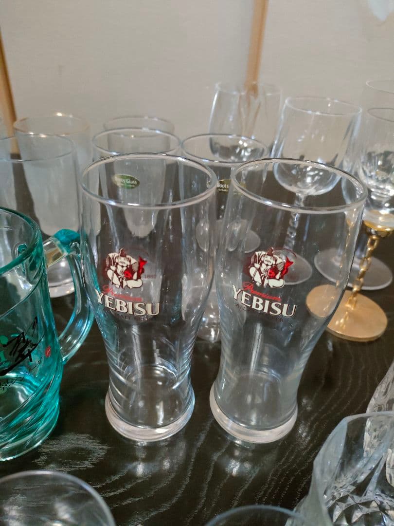ビールジョッキ ワイングラス ウイスキー ぐい呑 50点以上 大量まとめ売りの写真4枚目