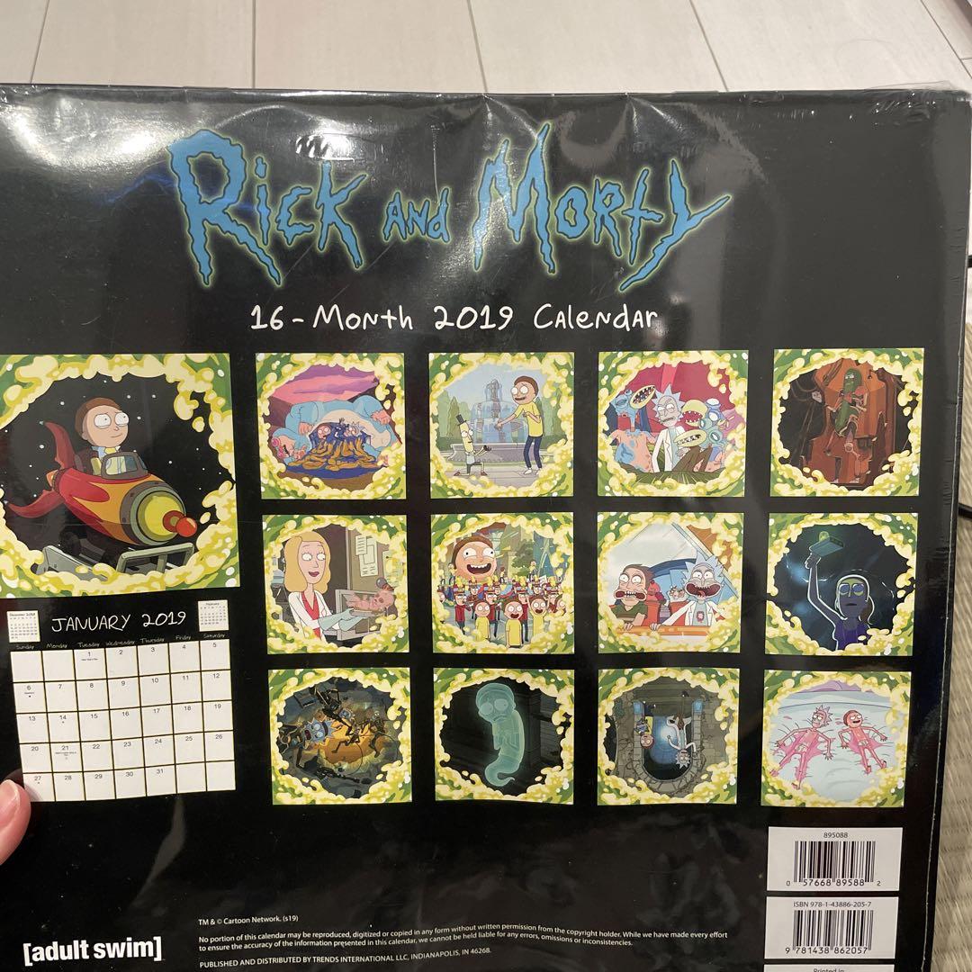 レア(国内非売品) リックアンドモーティ　カレンダーRick and Mortyの写真2枚目
