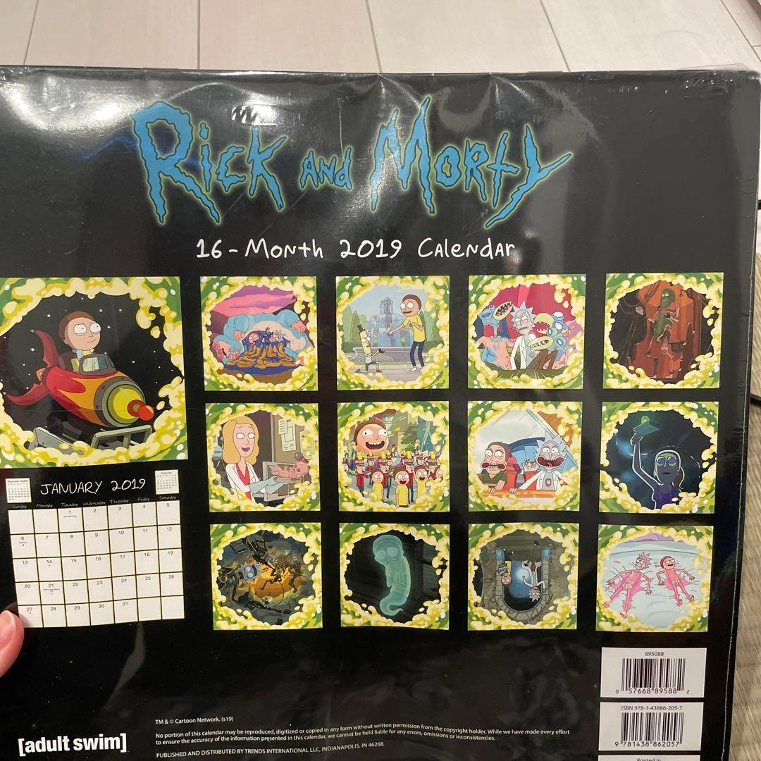 レア(国内非売品) リックアンドモーティ カレンダーRick and Mortyの写真2枚目