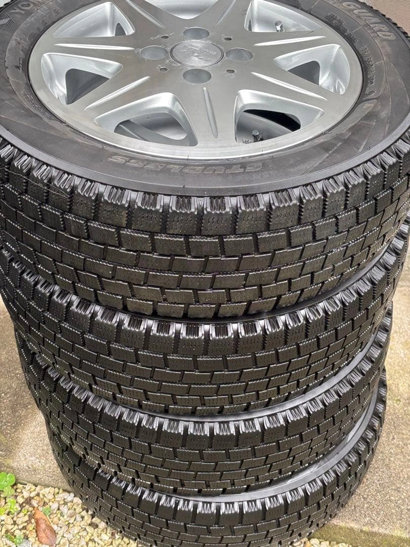 ヨコハマ iceGUARD スタッドレス タイヤ ホイール 4個セットの写真8枚目
