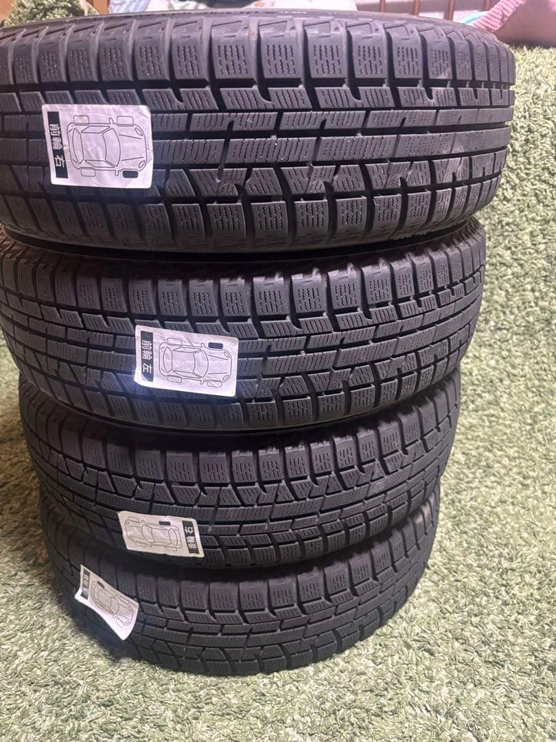 ヨコハマ 155/65R14 75Q スタッドレスタイヤ 4本セット