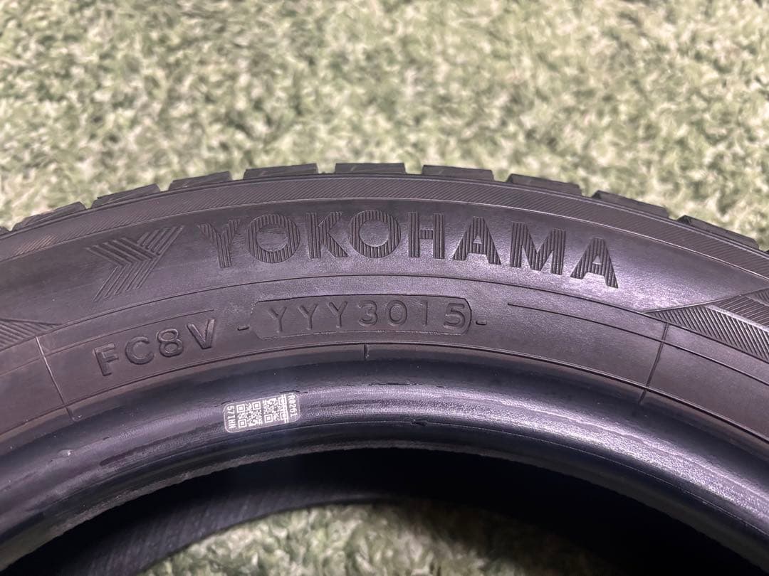 ヨコハマ 155/65R14 75Q スタッドレスタイヤ 4本セットの写真2枚目