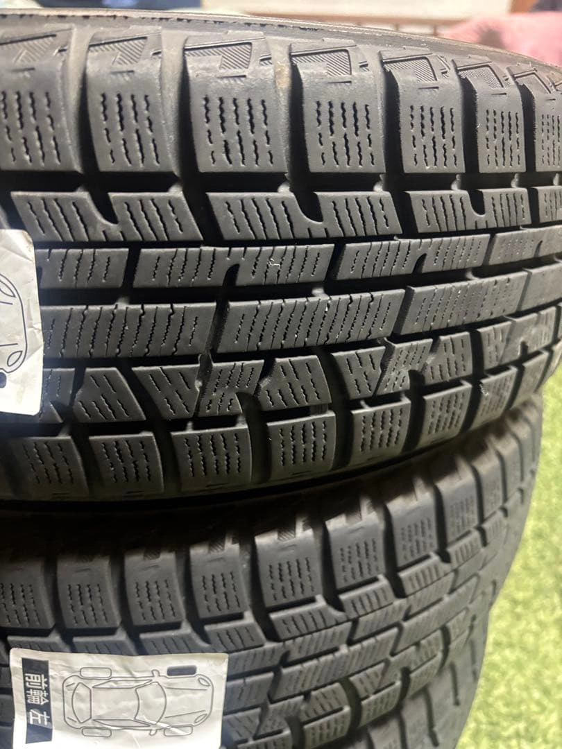 ヨコハマ 155/65R14 75Q スタッドレスタイヤ 4本セットの写真5枚目