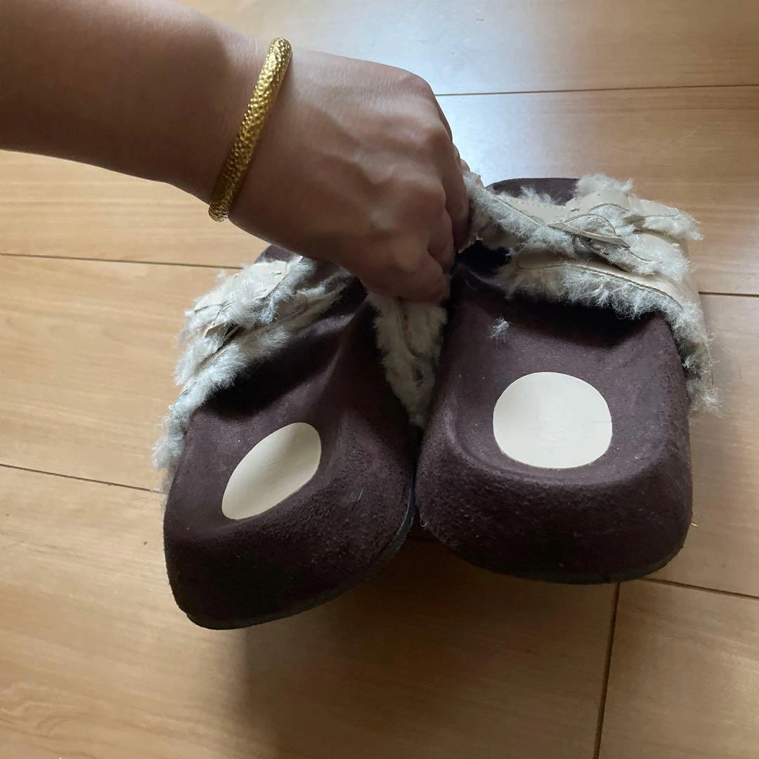 美品 もこもこ サンダル 秋冬の写真5枚目