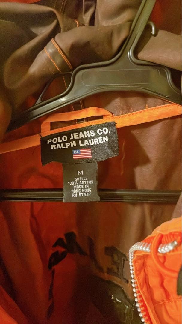 美品 ラルフローレン polo jeans 防水コート M ビンテージの写真5枚目