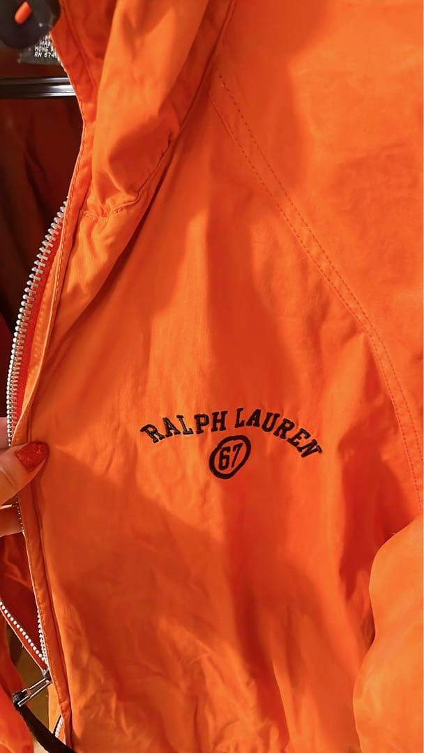 美品　ラルフローレン polo jeans 防水コート　M ビンテージの写真6枚目