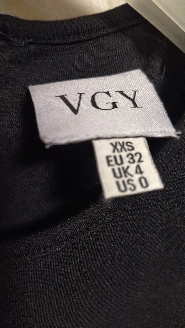 VGY タイトワンピース 黒 ノースリーブ ナイトワンピース ドレス セクシーの写真5枚目
