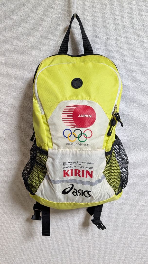 ASICS × KIRIN アテネ五輪 蛍光バックパック