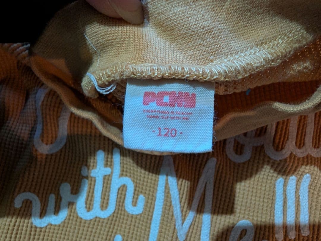 PCHY 長袖カットソー 120サイズの写真2枚目