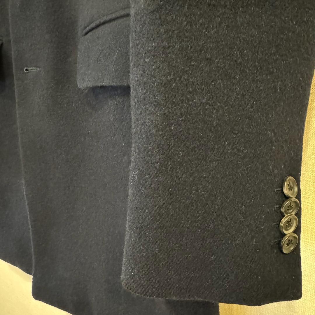 ISAIA イザイア ウール100％ コート サイズ50 紺 イタリア製の写真4枚目