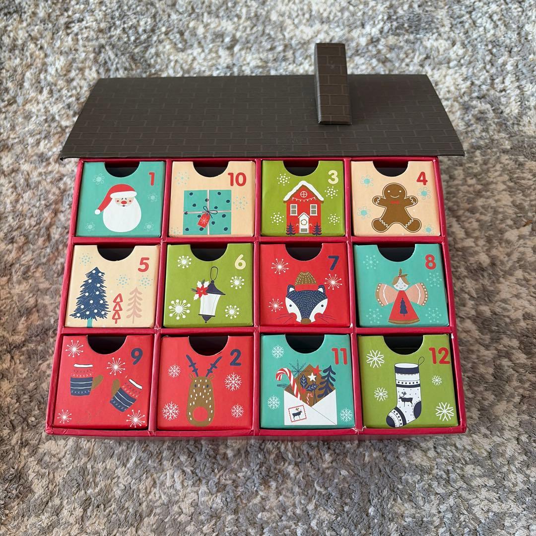 【美品】KALDI カルディ　アドベントカレンダー　サンタ　クリスマス装飾