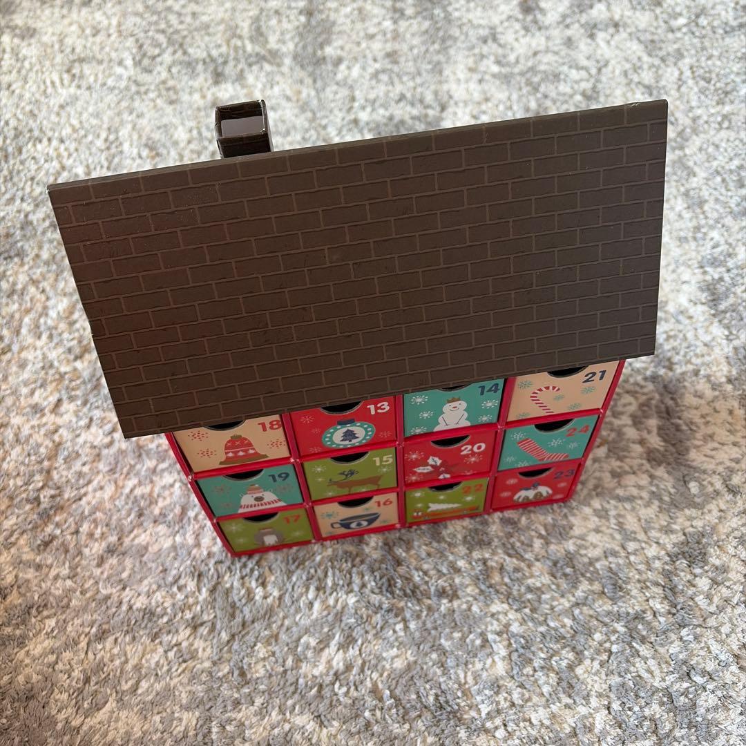 【美品】KALDI カルディ　アドベントカレンダー　サンタ　クリスマス装飾の写真3枚目