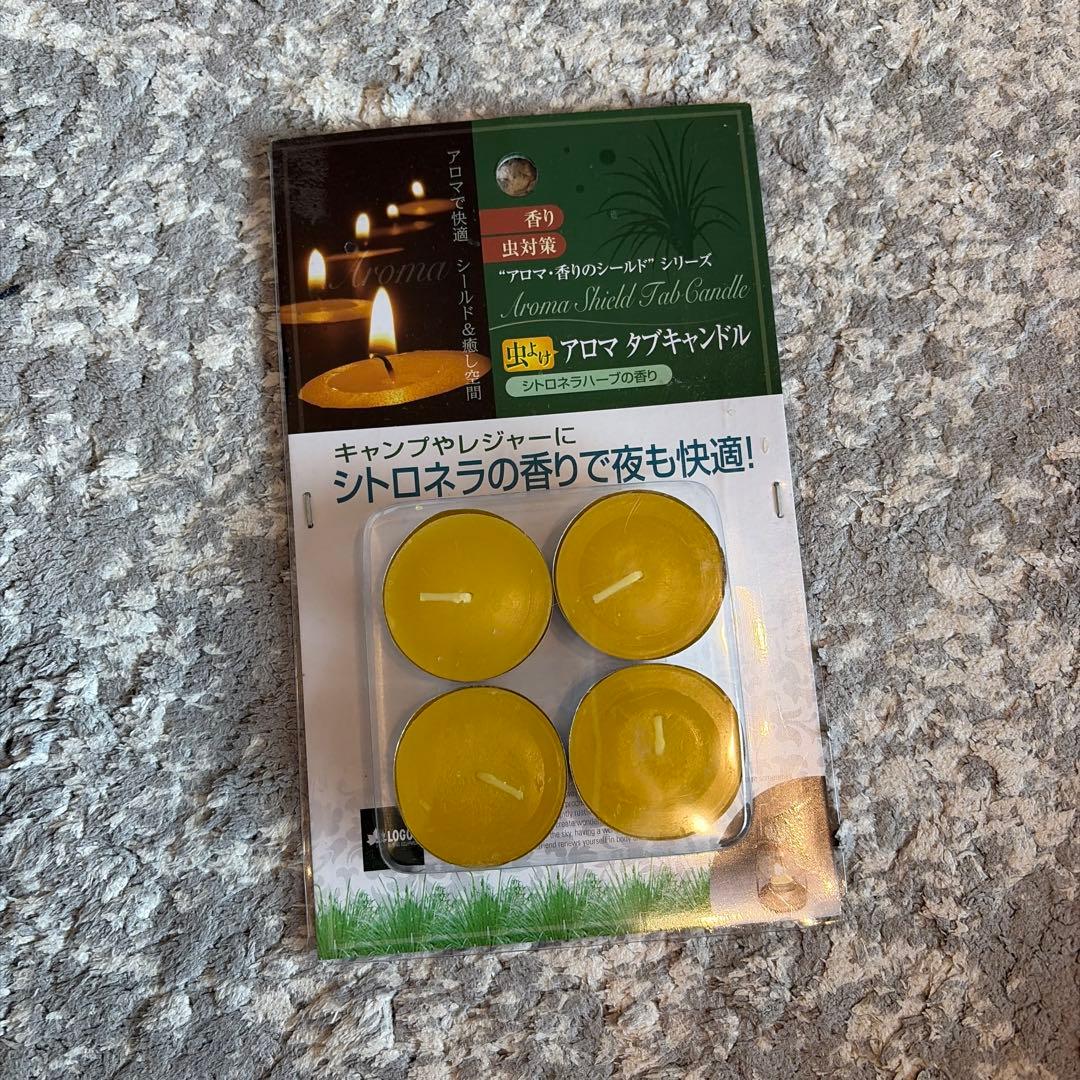 【LOGOS】ロゴス 虫除け アロマ タブキャンドル 定価720円