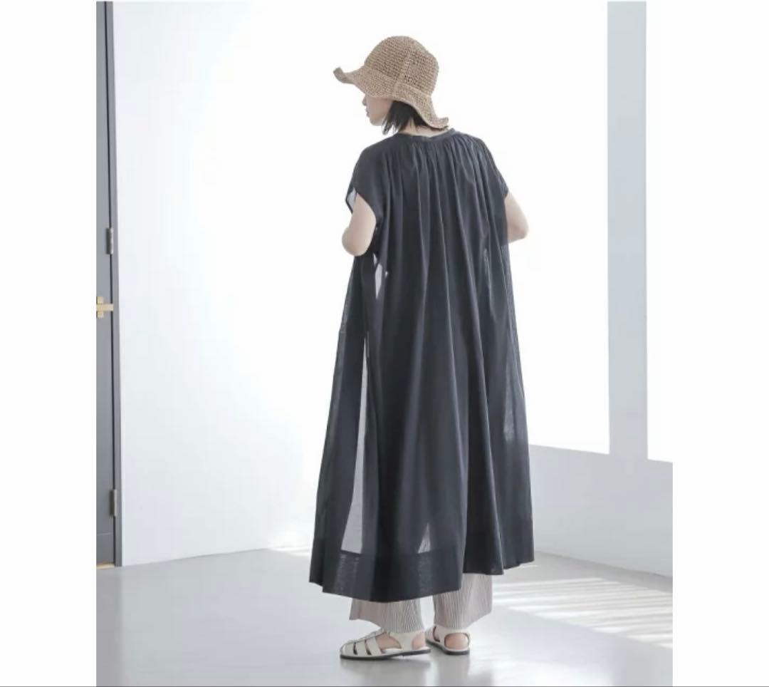 【新品】LACOLE★形が変わる★つば広★麦わら帽子 ストローハットの写真3枚目