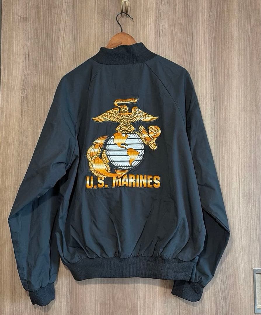 【美品】ジャンティーク購入 USMC MA-1 ミリタリー ジャケットブルゾン