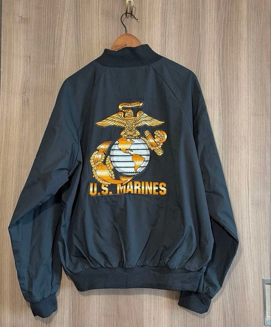 【美品】ジャンティーク購入 USMC MA-1 ミリタリー ジャケットブルゾン