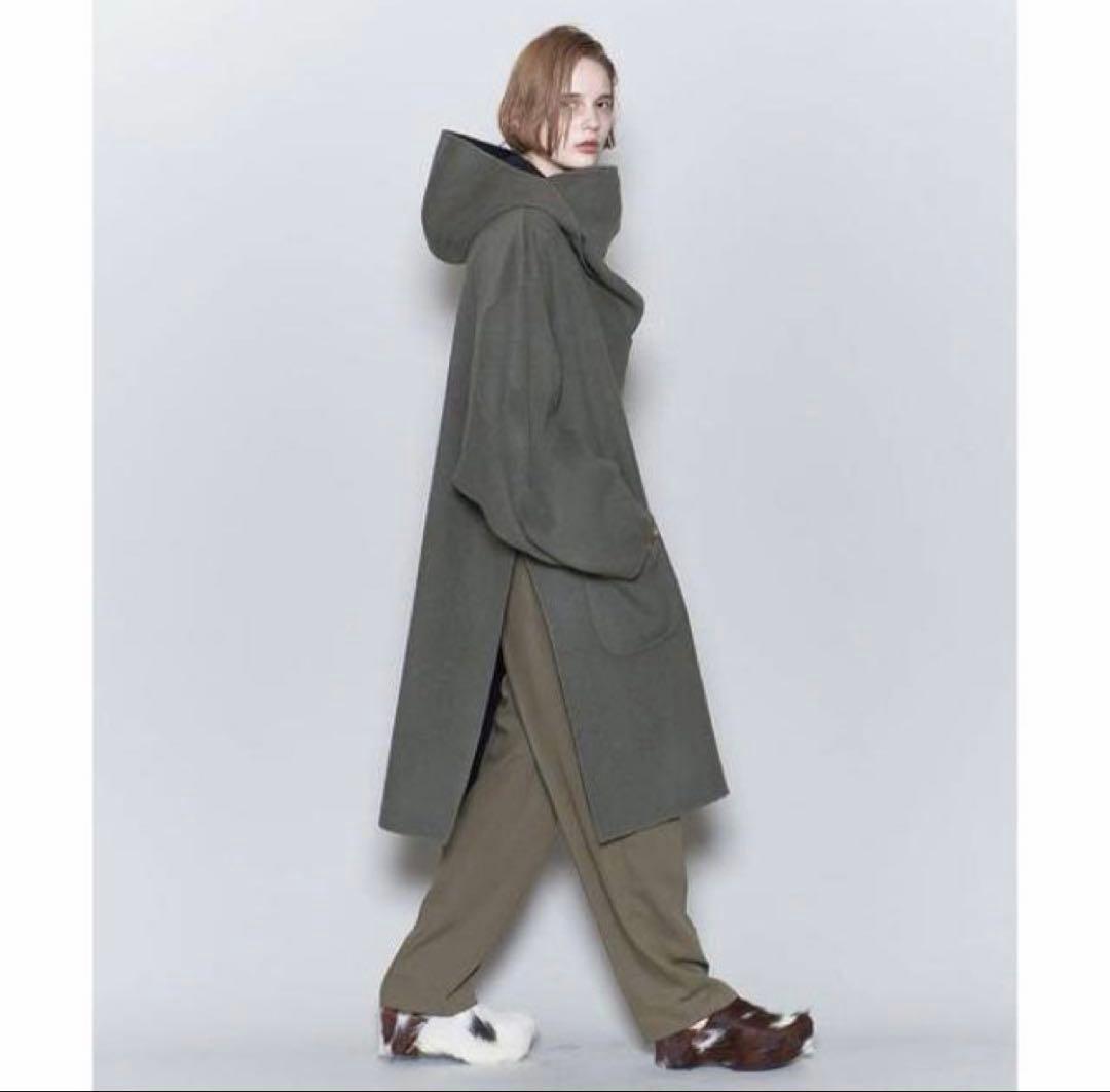 【美品】ロク roku beauty&youth 6 ポンチョ コート リバー
