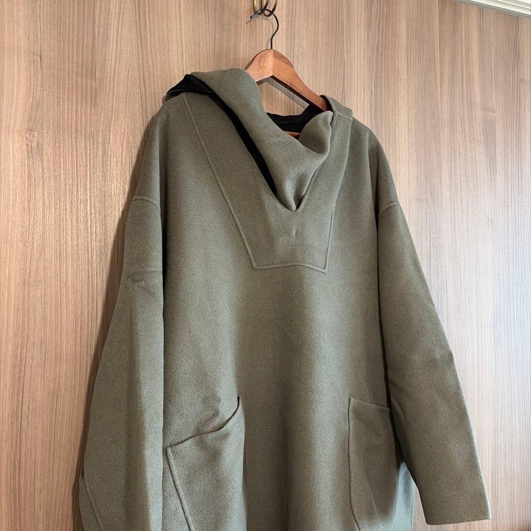 【美品】ロク roku beauty&youth 6 ポンチョ コート リバーの写真3枚目