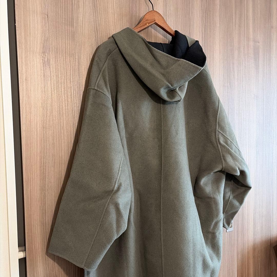 【美品】ロク roku beauty&youth 6 ポンチョ コート リバーの写真6枚目