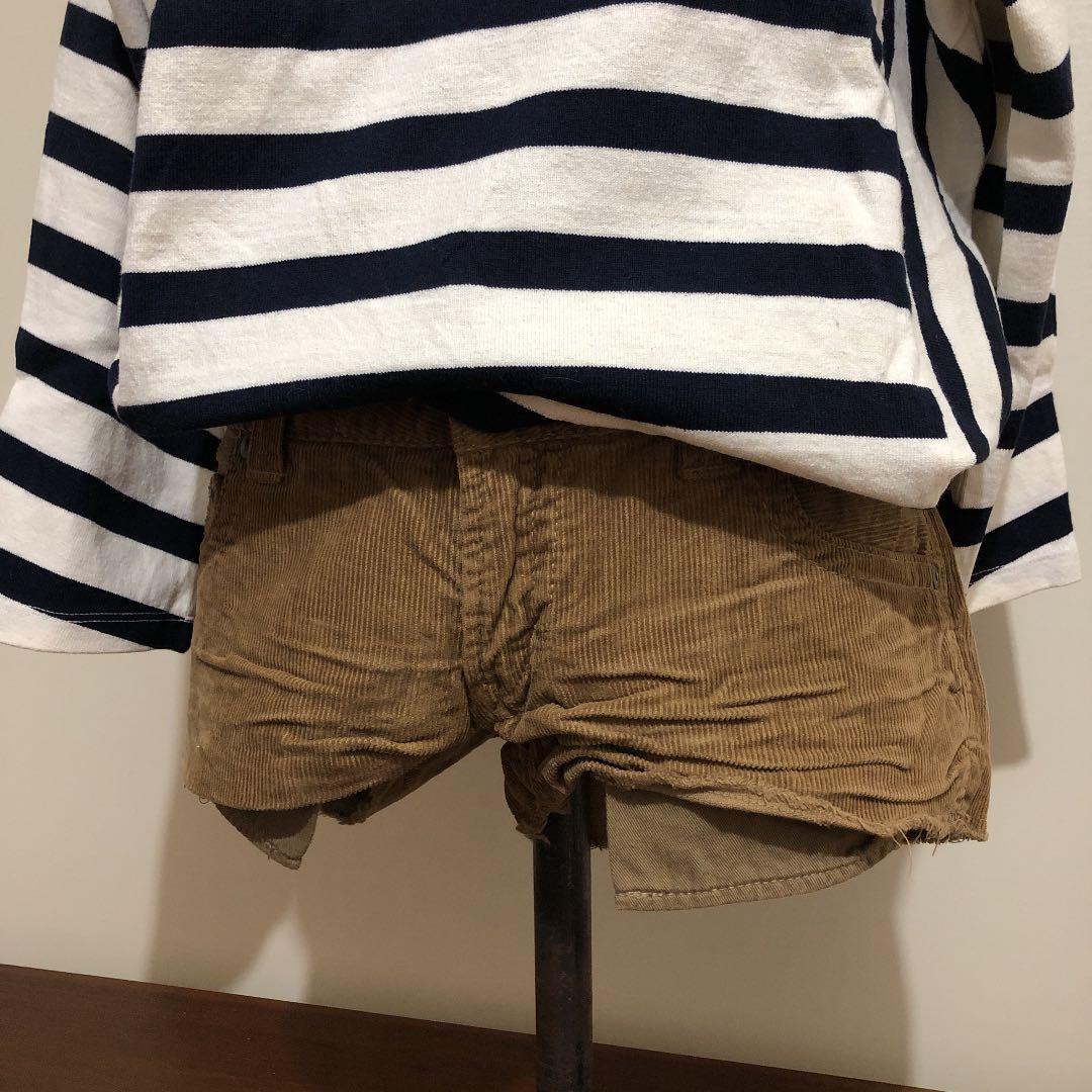 Another Edition コーデュロイショートパンツ Cher seaの写真4枚目
