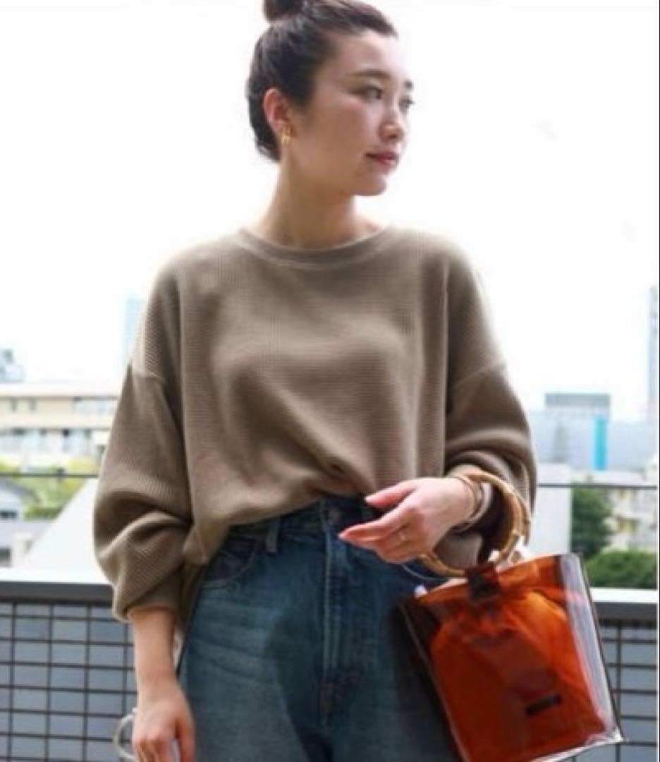 試着のみ美品【フリークスストア】ワッフルサーマルプルオーバー