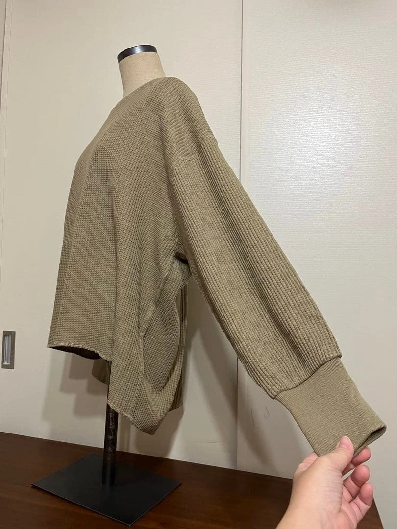 試着のみ美品【フリークスストア】ワッフルサーマルプルオーバーの写真6枚目