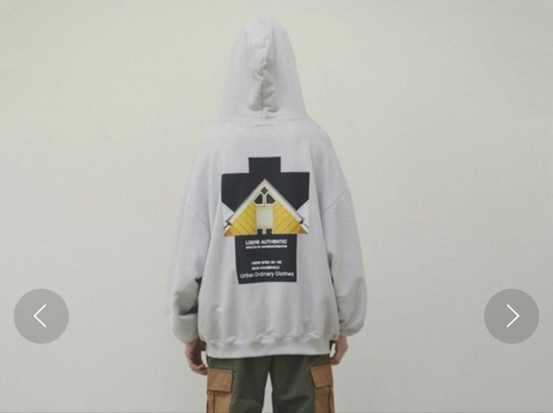 LIBERE リベーレ DTD HOODY プリントパーカーの写真3枚目