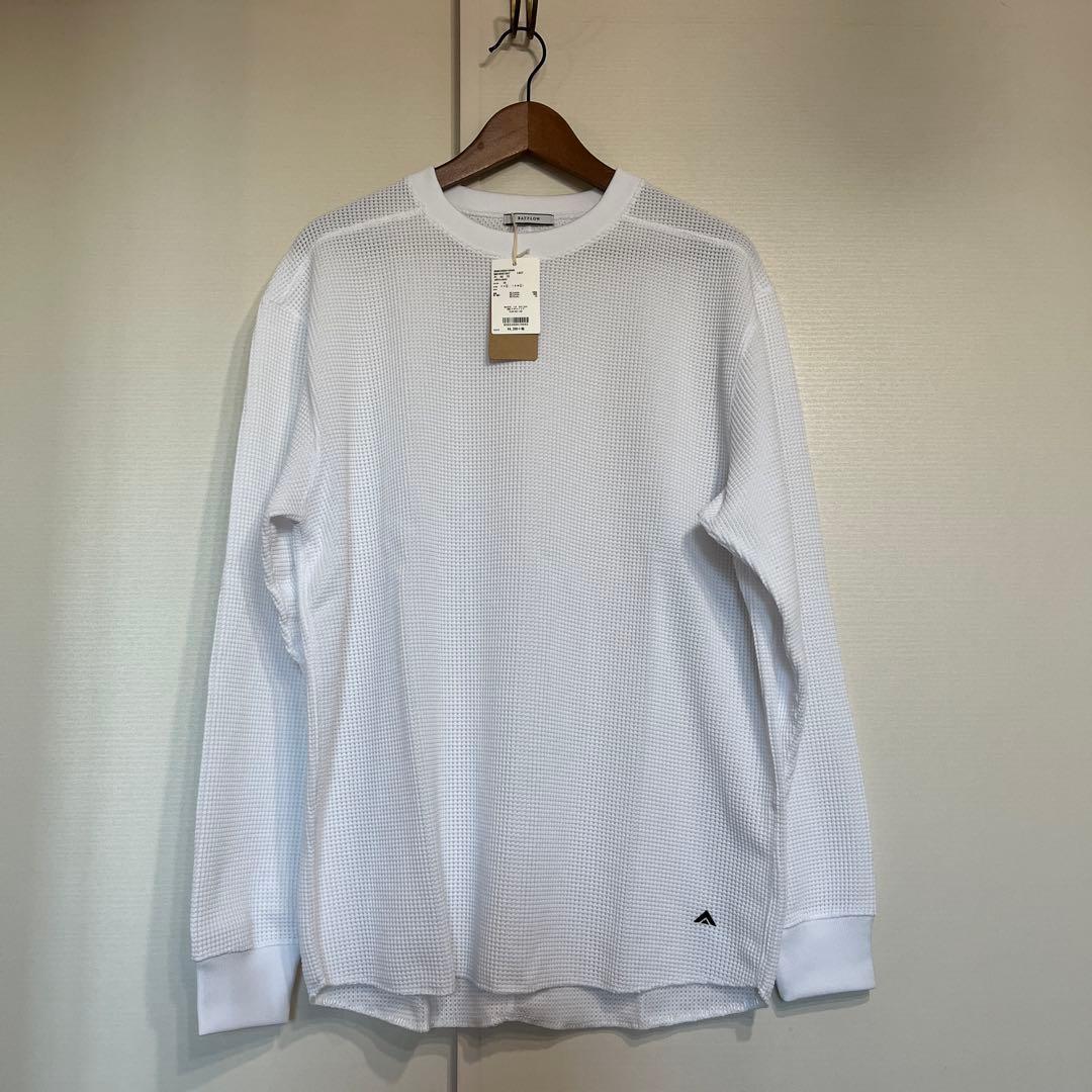 【新品】定価4620円 ベイフロー 白ワッフルプルオーバー