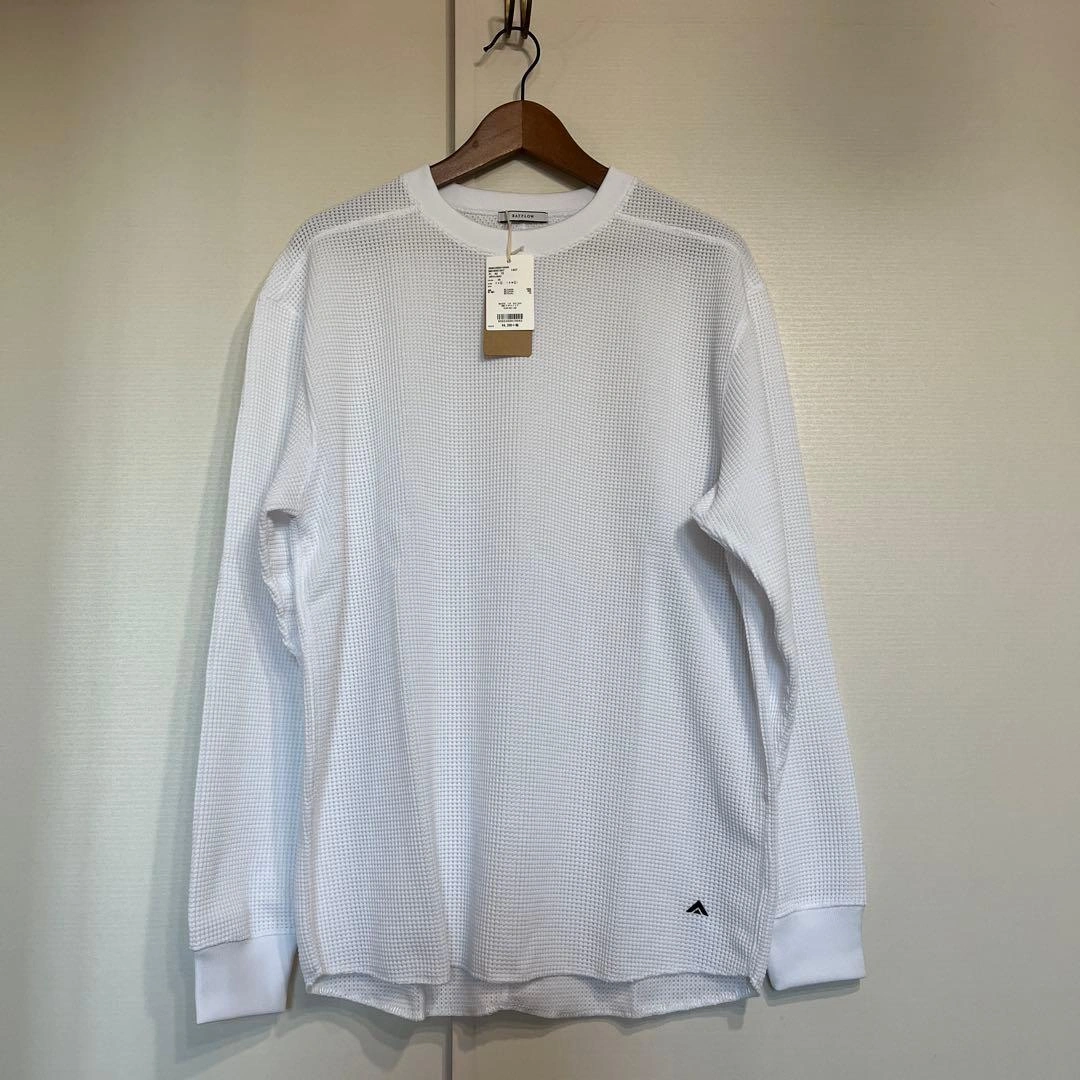 【新品】定価4620円 ベイフロー 白ワッフルプルオーバー