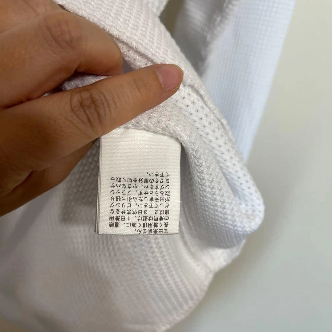 【新品】定価4620円 ベイフロー 白ワッフルプルオーバーの写真6枚目