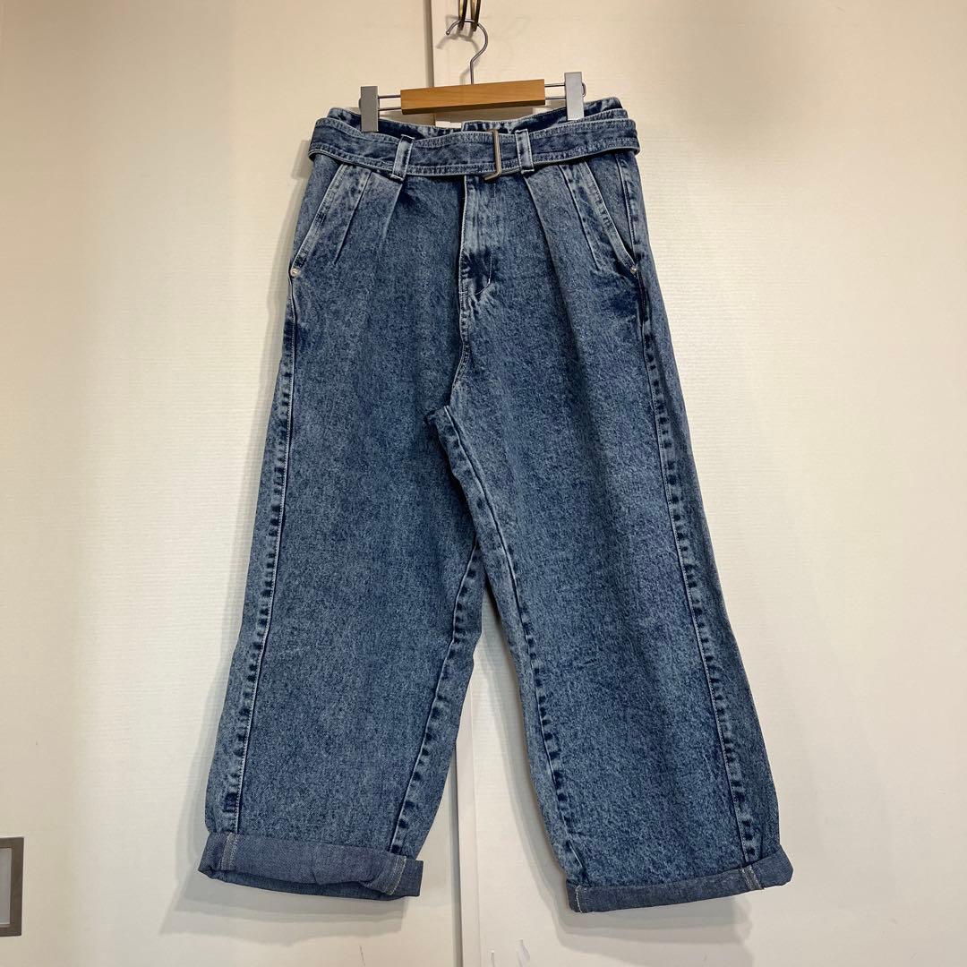 【美品】Remer リメール ケミカルデニムパンツ AIVER アイバーの写真2枚目