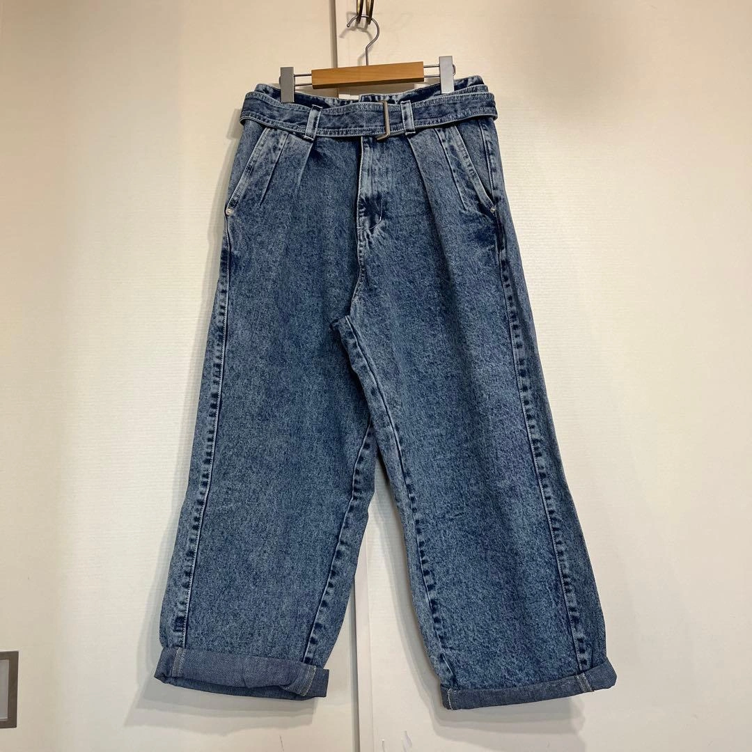 【美品】Remer リメール ケミカルデニムパンツ AIVER アイバーの写真2枚目