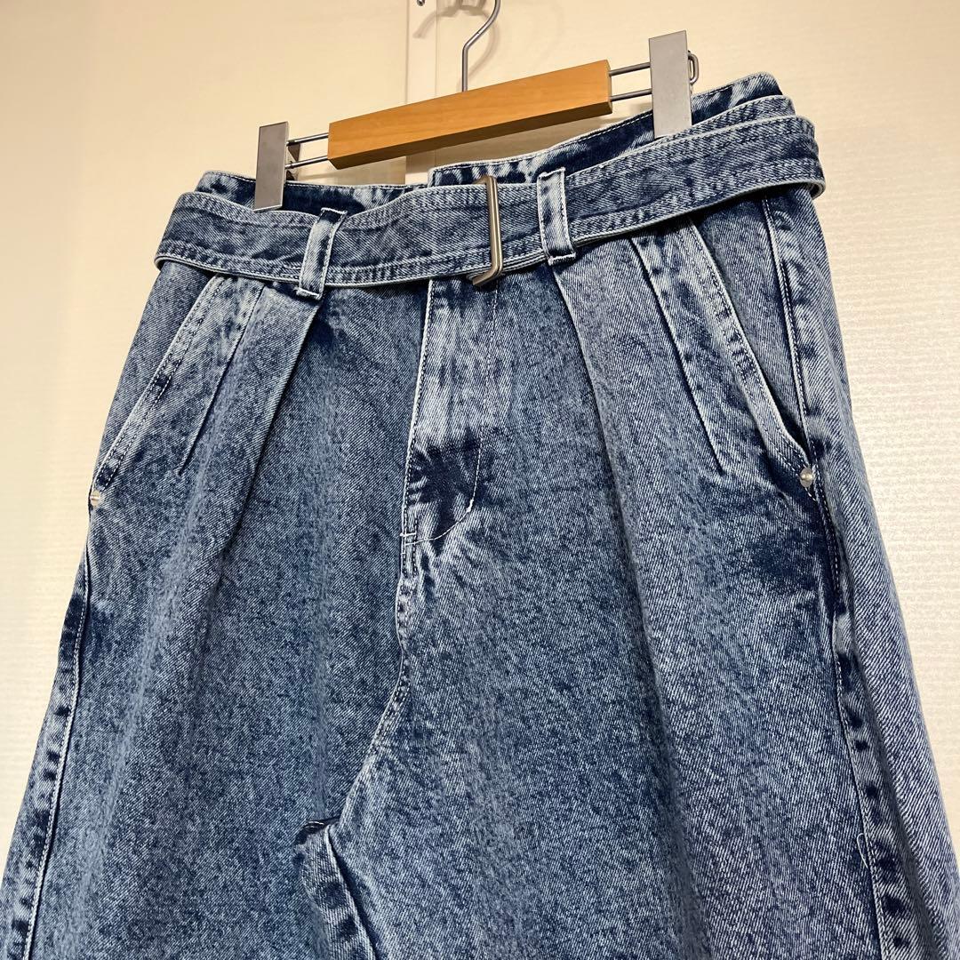 【美品】Remer リメール ケミカルデニムパンツ AIVER アイバーの写真3枚目