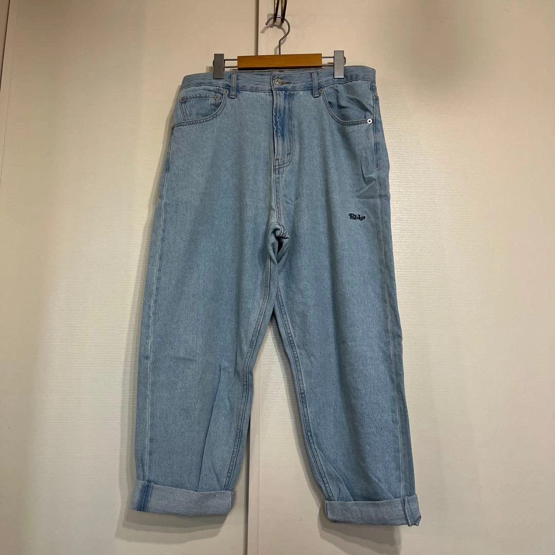 【美品】PUBLUX パブリュクス ボリュームデニムパンツ